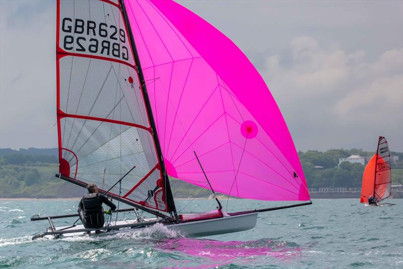 Brian Greensmith - Noble Marine UK Musto Skiff National Championship 2024 photo copyright Tim Olin / www.olinphoto.co.uk taken at Filey Sailing Club and featuring the Musto Skiff class