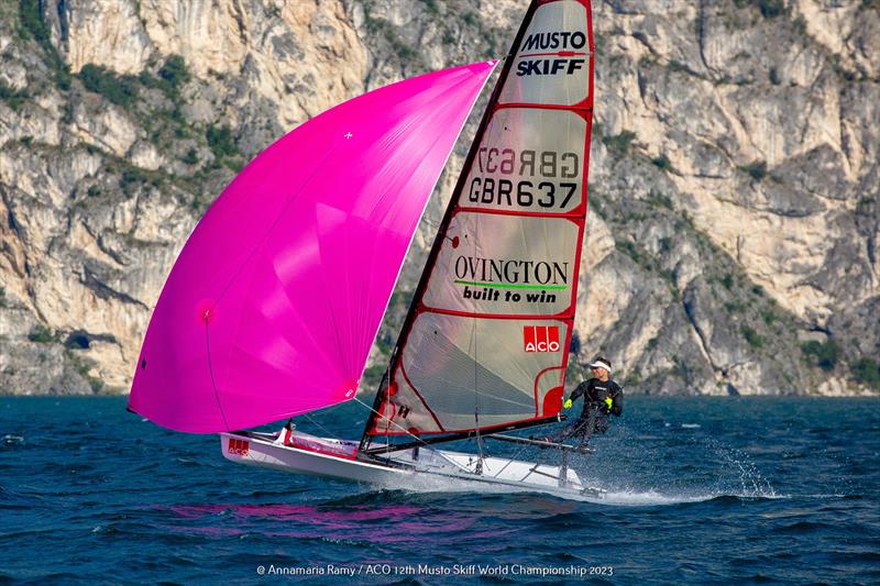 GBR sailor Bill Maughan photo copyright Annamaria Ramy taken at  and featuring the Musto Skiff class