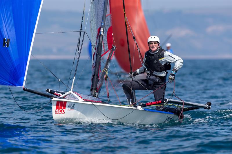 Nigel Walbank - Day 3 of the ACO 13th Musto Skiff 2024 Worlds at the WPNSA - photo © Michael Oliver