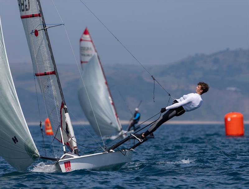 Luca De Jong - Day 3 of the ACO 13th Musto Skiff 2024 Worlds at the WPNSA - photo © Michael Oliver