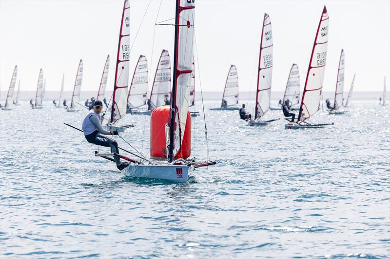 Rob Richardson - Day 3 of the ACO 13th Musto Skiff 2024 Worlds at the WPNSA - photo © Michael Oliver