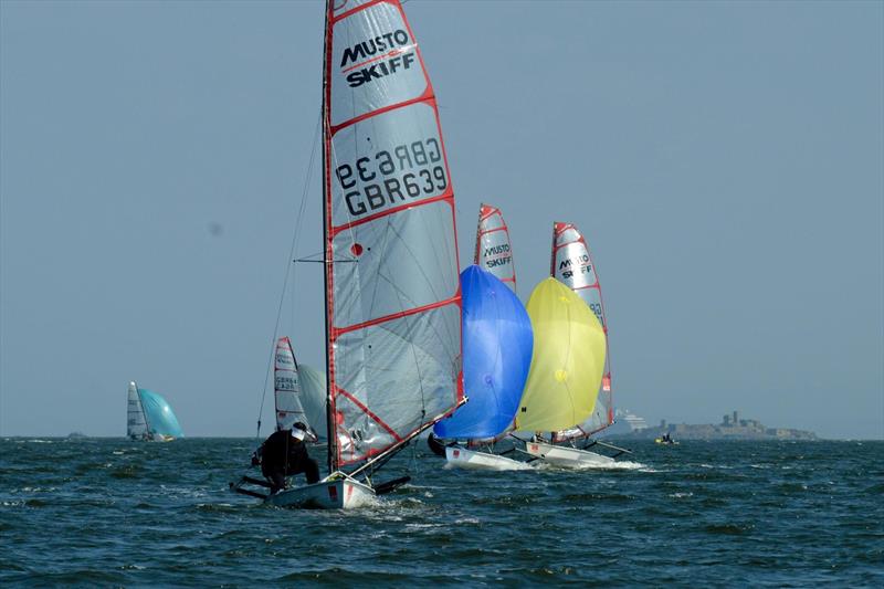 Danny Boatman in the Musto Skiffs at the 2024 Scottish Skiffs Regatta photo copyright Dalgety Bay Sailing Club taken at Dalgety Bay Sailing Club and featuring the Musto Skiff class