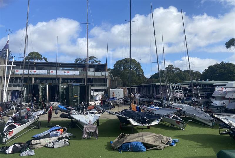 Musto Skiffs at Woollahra Sailing Club in Sydney - photo © Steve Robson