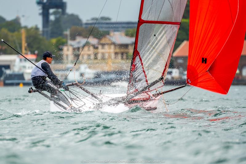 ACO 14th Musto Skiff World Championship 2025, Sydney, Australia - Day 1 - photo © Tidal Media Australia for Down Under Sail