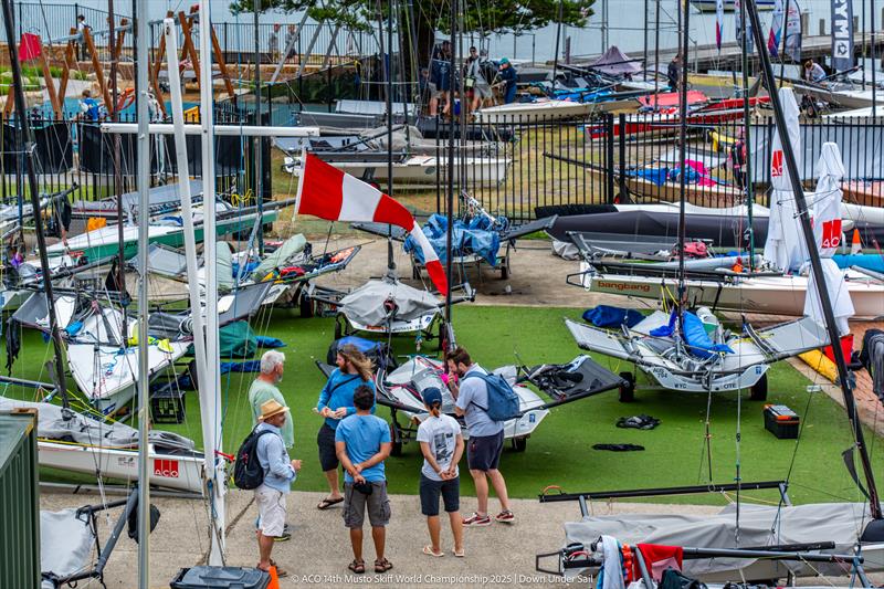 Shoreside on ACO 14th Musto Skiff World Championship 2025, Sydney, Australia Day 3 - photo © Tidal Media Australia for Down Under Sail