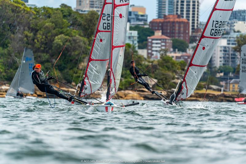 Jon Newman finishes 3rd in the ACO 14th Musto Skiff World Championship 2025, Sydney, Australia - photo © Tidal Media Australia for Down Under Sail