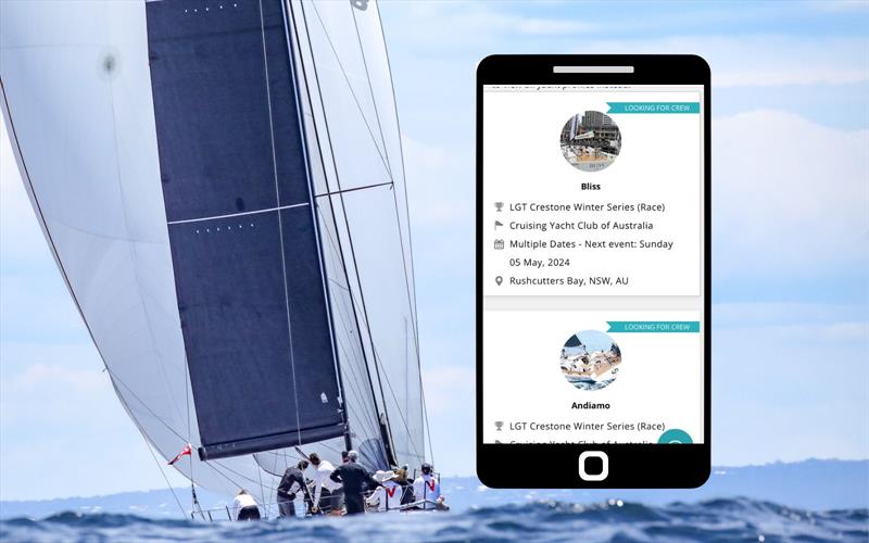 Find suitable crew to join your race program - this is just one of the ways MySail makes it easier to manage crew photo copyright MySail taken at  and featuring the  class