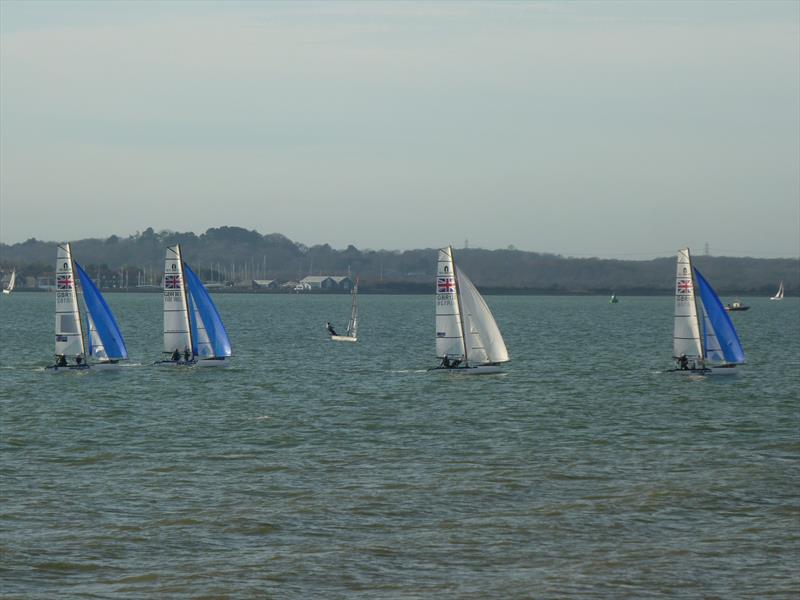 UK Nacra 15 Winter Championships at Weston - photo © Ben Harris