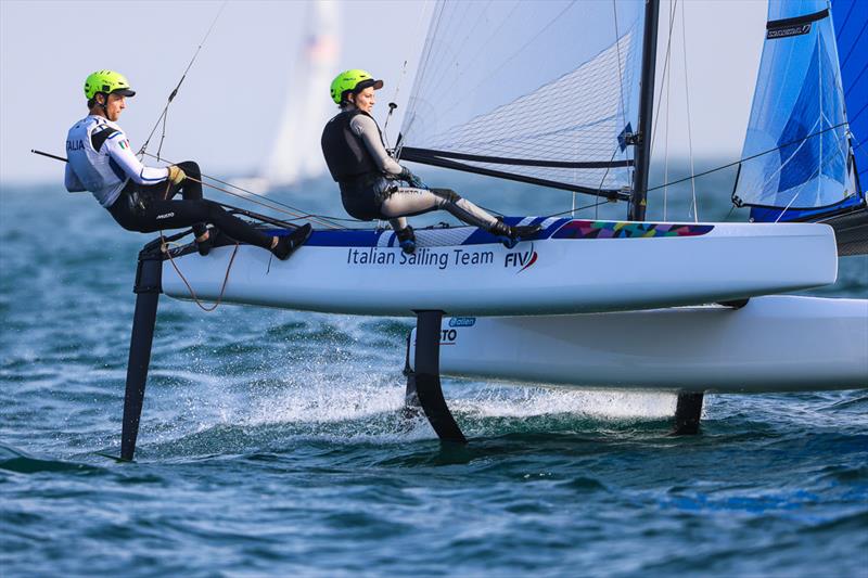 2021 World Championship photo copyright Sailing Energy / Pedro Martinez taken at  and featuring the Nacra 17 class
