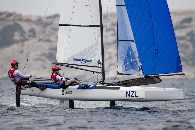 Micah Wilkinson/Erica Dawson (NZL) Nacra 17 Paris 2024 Olympic