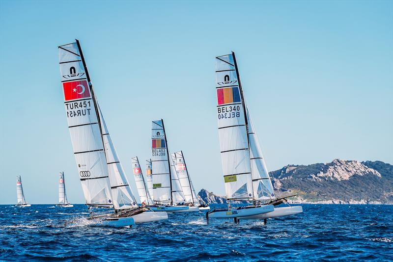 Last Chance Regatta at Hyères Day 5 photo copyright Sailing Energy / World Sailing taken at COYCH Hyeres and featuring the Nacra 17 class