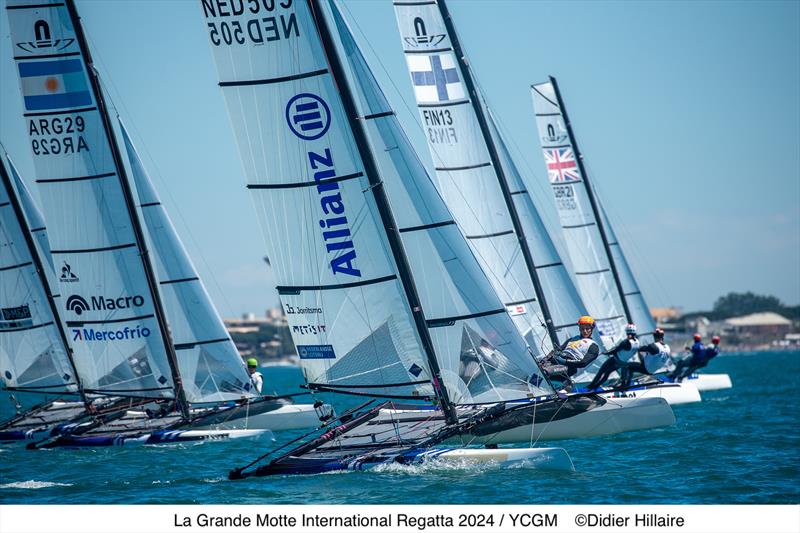 Nacra 17 Worlds at La Grande Motte Day 4 - photo © YCGM / Didier Hillaire