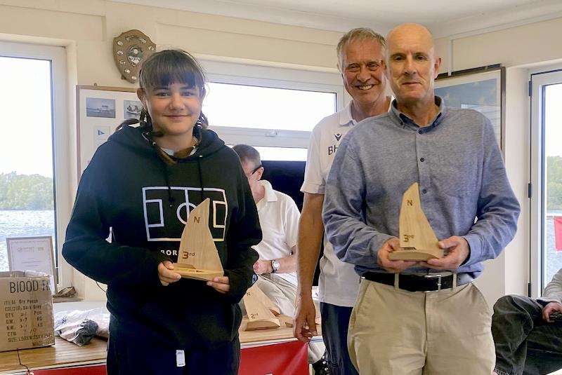 Third Overall, David Harris and Chloe Parkin - National 12 training and open meeting at Whitefriars - photo © Markus Holden