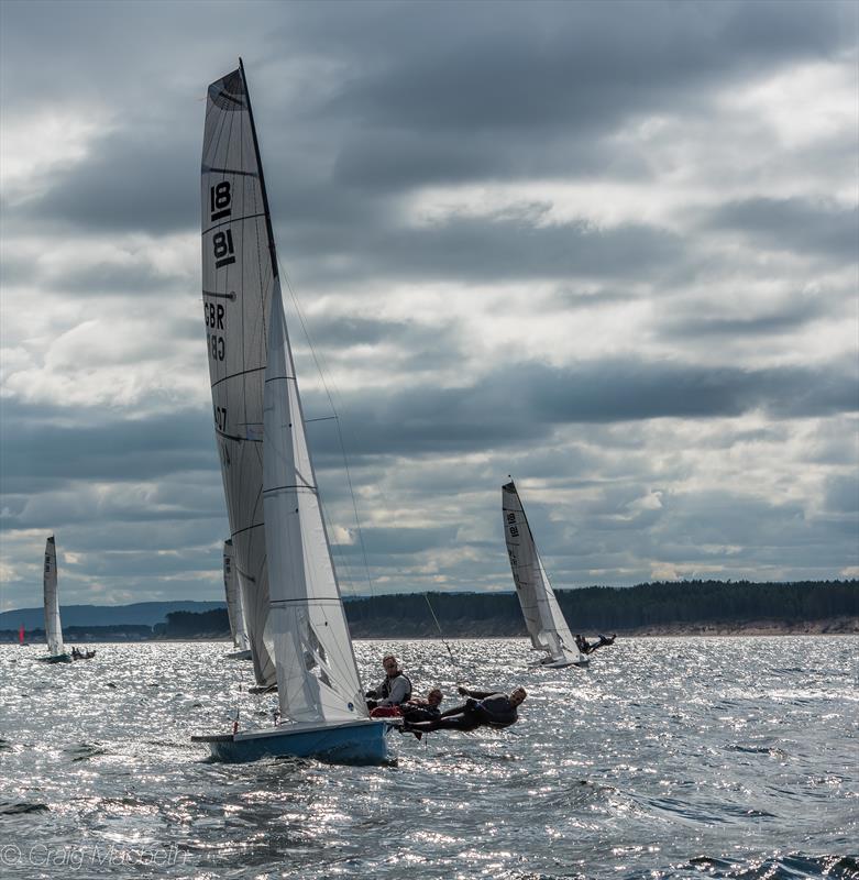 National 18 Championships at Royal Findhorn YC photo copyright Craig Macbeth taken at Royal Findhorn Yacht Club and featuring the National 18 class