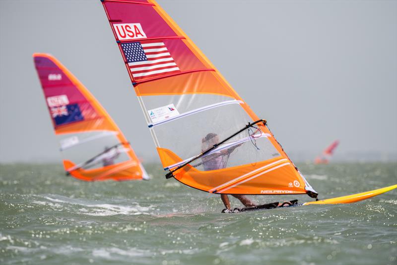 Womens RS:X - Youth Worlds 2018, Corpus Christi - Day 1 - photo © Jen Edney / World Sailing