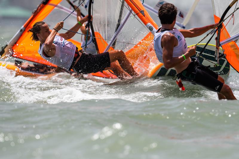 Mens RS:X - Youth Worlds 2018, Corpus Christi - Day 1 - photo © Jen Edney / World Sailing