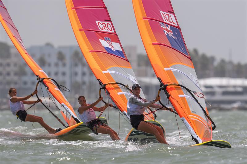 Womens RS:X - Youth Worlds 2018, Corpus Christi - Day 1 - photo © Jen Edney / World Sailing