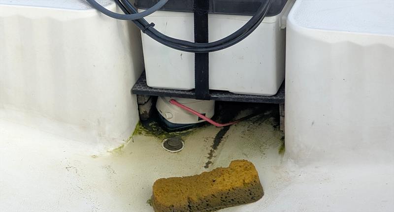 Ensure your bilge pump is working and won't get easily blocked - photo © Mark Jardine