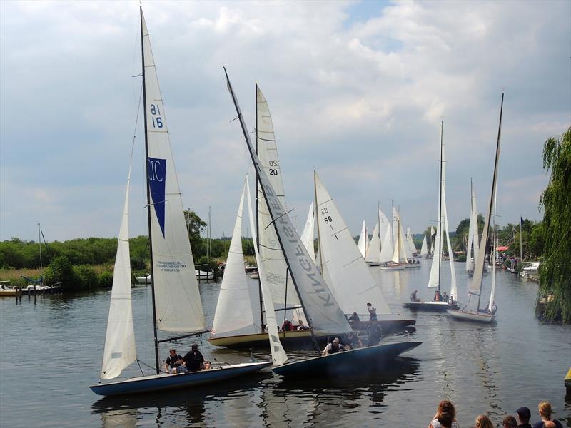 Three Rivers Race photo copyright Holly Hancock taken at Horning Sailing Club and featuring the Norfolk Punt class