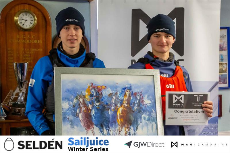 Edward Clifford and Alex Standley win the Magic Marine King George Gallop 2025 - photo © Tim Olin / www.olinphoto.co.uk