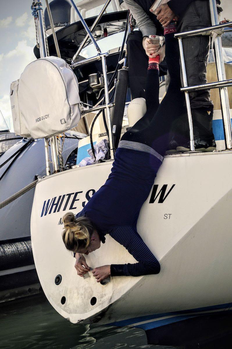 The young crew of White Shadow practicing for the Cirque du Soleil. OGR 2023 Sayula Class Entry  - photo © White Shadow