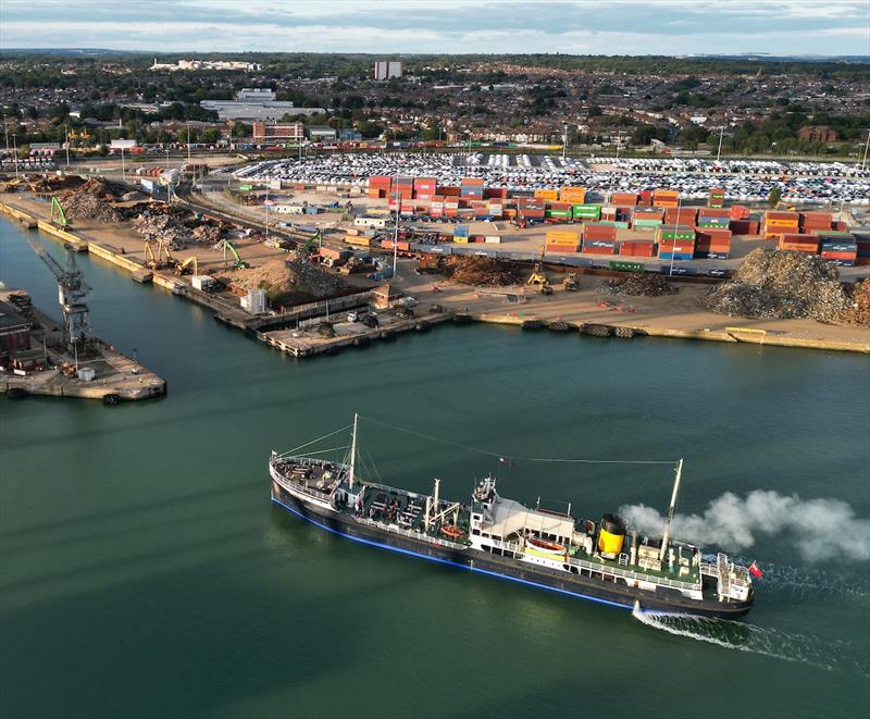 OCEAN GLOBE RACE 2023 – COPYRIGHT FREE for Editorial Use Join the Steamship Shieldhall for #OGR2023 race start and the chance to be part of the action - photo © Shieldhall