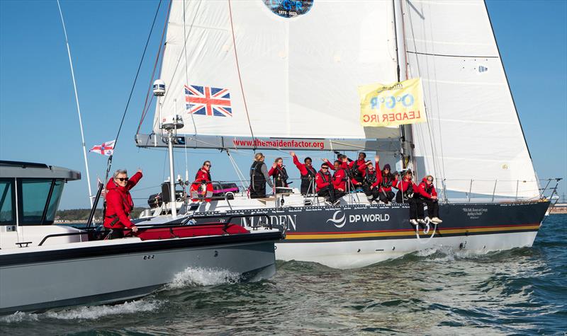 Maiden finishes the Ocean Globe Race - photo © The Maiden Factor / Kaia Bint Savage