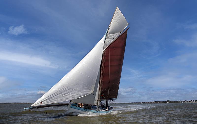 CK 42 fishing smack 'Kate' - Mersea Week 2021 - photo © Chrissie Westgate