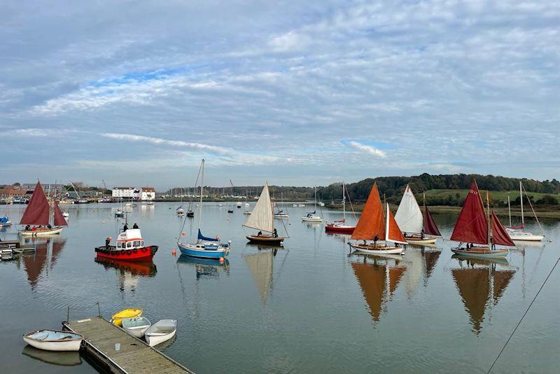 2022 sees a fleet of Deben Cherubs race for the first time in 70 years photo copyright Charmian Berry taken at Deben Yacht Club and featuring the Gaffers class