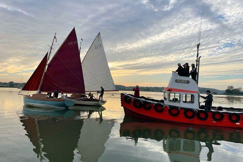 2022 sees a fleet of Deben Cherubs race for the first time in 70 years photo copyright Charmian Berry taken at Deben Yacht Club and featuring the Gaffers class