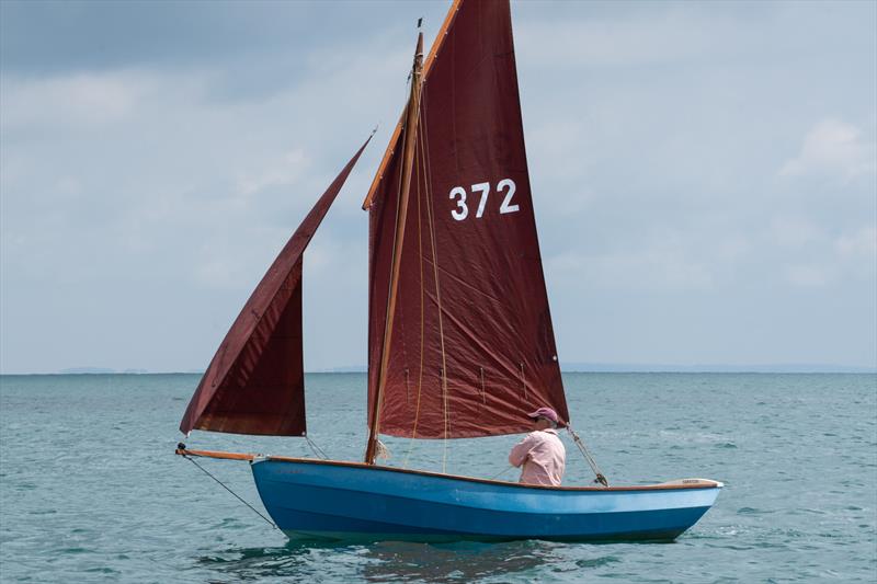 Ben Jones in 'Baloo' - 167th Jersey Electricity Gorey Regatta photo copyright Simon Ropert taken at Royal Channel Islands Yacht Club and featuring the Gaffers class
