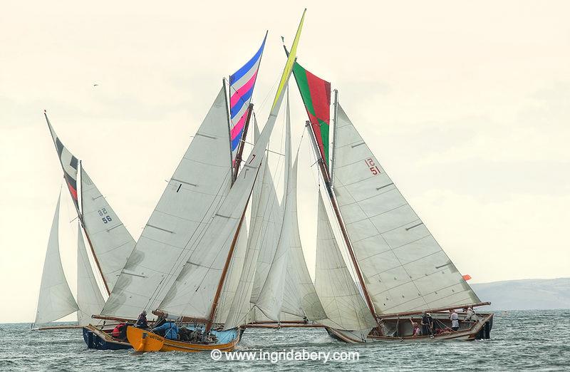 Fowey Royal Regatta 2024 photo copyright Ingrid Abery / www.ingridabery.com taken at Royal Fowey Yacht Club and featuring the Gaffers class