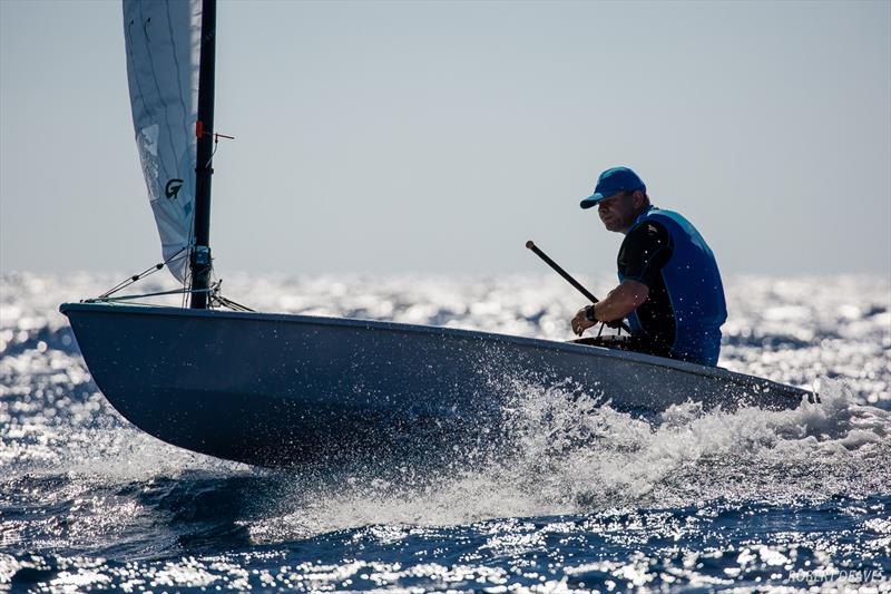 Tomasz Gaj - 2018 OK Dinghy European Championship - Day 3 - photo © Robert Deaves