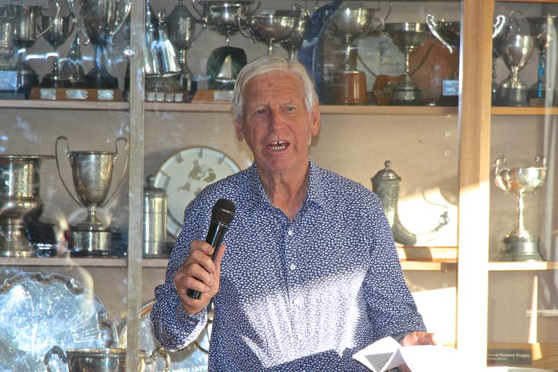 Ralph Roberts - longtime NZ Finn national champion and double Olympic representative, who along with his younger brother Clive got the OK Dinghy under way in New Zealand in the early 1960's - Symonite OK Worlds, Wakatere BC - February - photo © Richard Gladwell