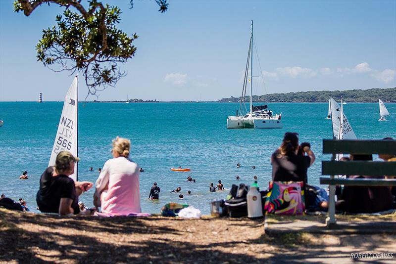 Idyllic Narrow Neck Beach - 2019 Symonite Int OK Dinghy World Championships, February 2019 - photo © Robert Deaves