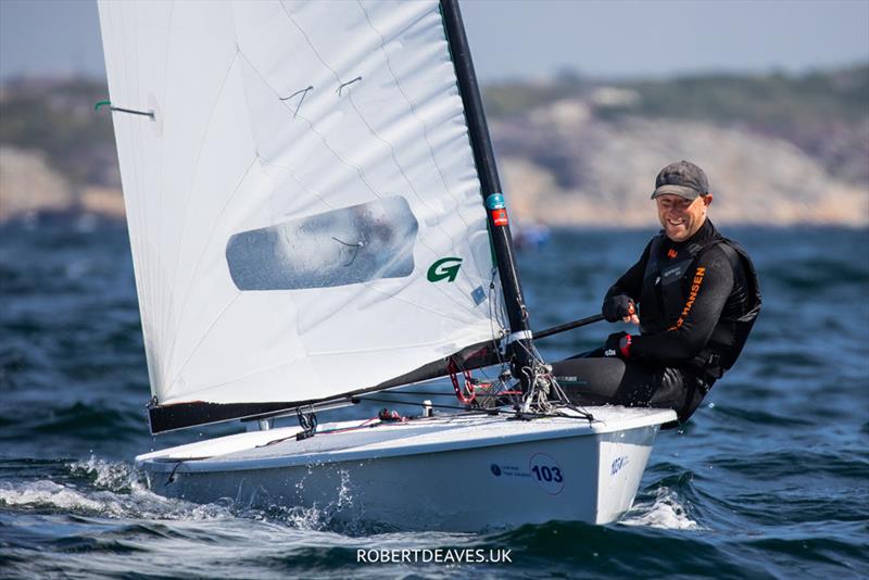 Niklas Edler, SWE - OK Dinghy Worlds in Marstrand day 3 - photo © Robert Deaves