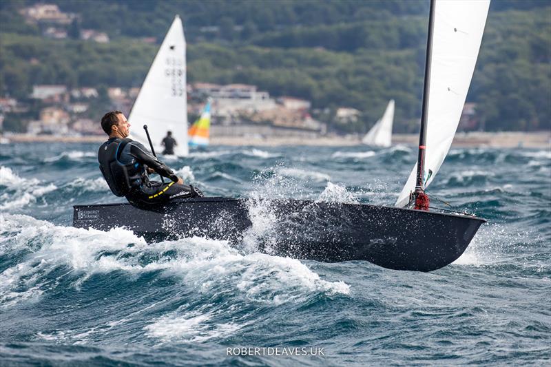 Valerian Lebrun - 2022 OK Dinghy European Championship - photo © Robert Deaves