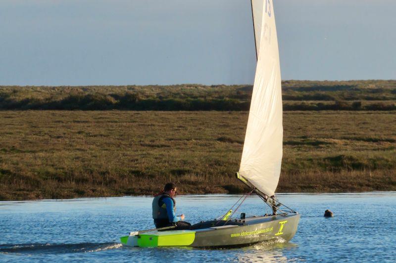 Easter Egg racing at Overy Staithe photo copyright Jennie Clark taken at Overy Staithe Sailing Club and featuring the OK class