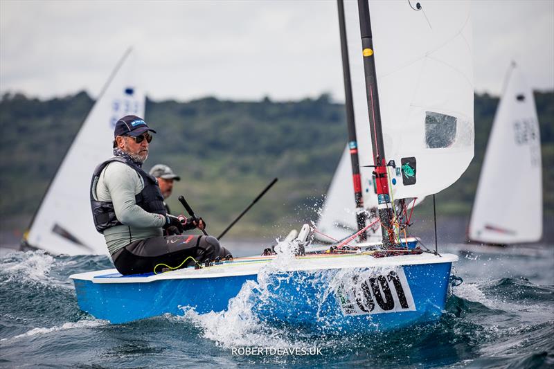 OK Dinghy Worlds Day 1 - Brent Williams, AUS - photo © Robert Deaves / www.robertdeaves.uk