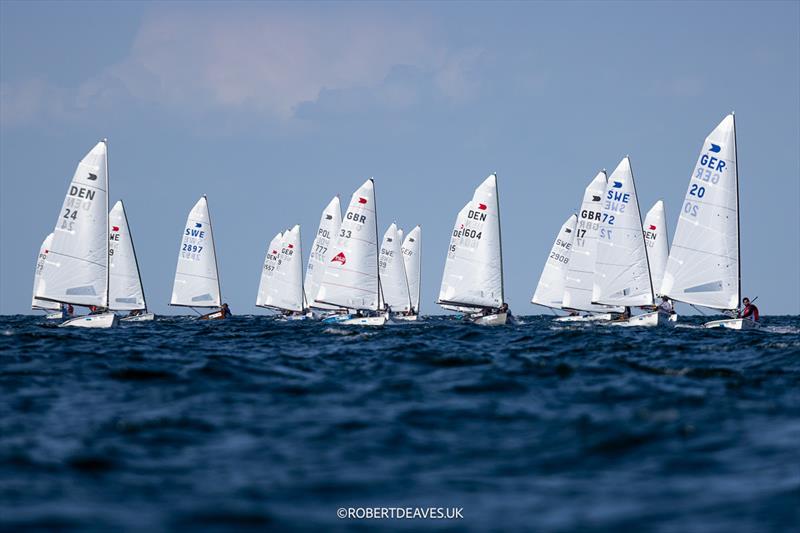 Race 6 - 2024 Kieler Woche photo copyright Robert Deaves taken at Kieler Yacht Club and featuring the OK class