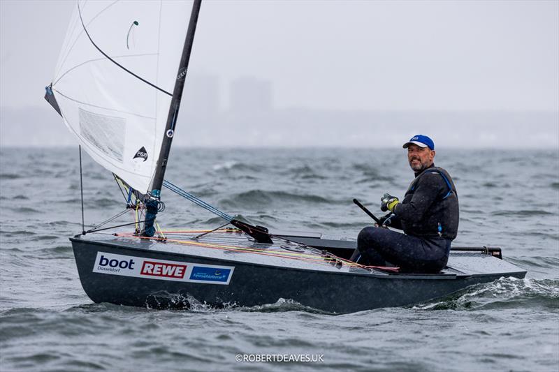 David Bourne, GBR - 2024 Kieler Woche photo copyright Robert Deaves taken at Kieler Yacht Club and featuring the OK class