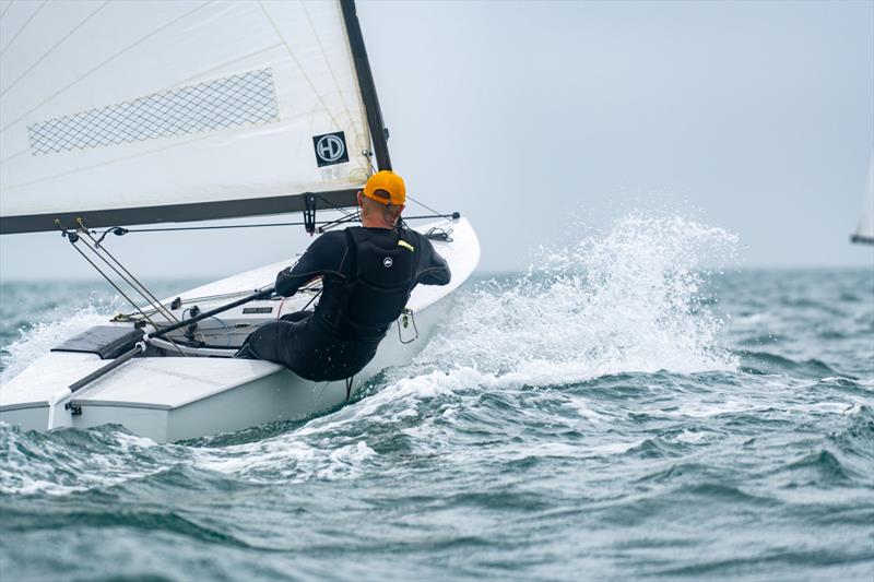 Ben Flower - PRO-SET Epoxy OK class UK National Championships at Brixham photo copyright Tom Wild taken at Brixham Yacht Club and featuring the OK class