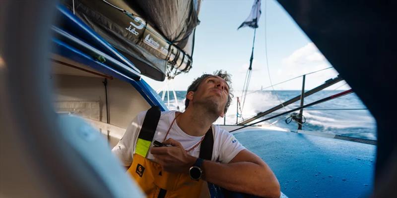 The Skipper of MACIF Santé Prévoyance Charlie Dalin (FRA) photo copyright Guillaume Gatefait-Disobey-Macif  taken at  and featuring the IMOCA class