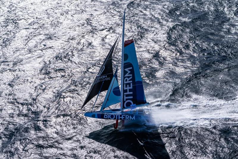 Biotherm skipper Paul Meilhat (FRA) photo copyright Qaptur taken at  and featuring the IMOCA class