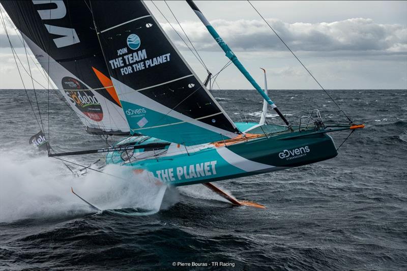 Sam Goodchild - Vendée Globe photo copyright Pierre Bouras / TR Racing taken at  and featuring the IMOCA class