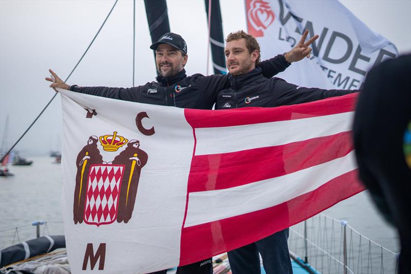 Boris Herrmann and Pierre Casiraghi onboard Malizia - Seaexplorer in chanel of Les Sables d'Olonne ahead of the Vendée Globe 2024-2025 - photo © Ricardo Pinto / Team Malizia