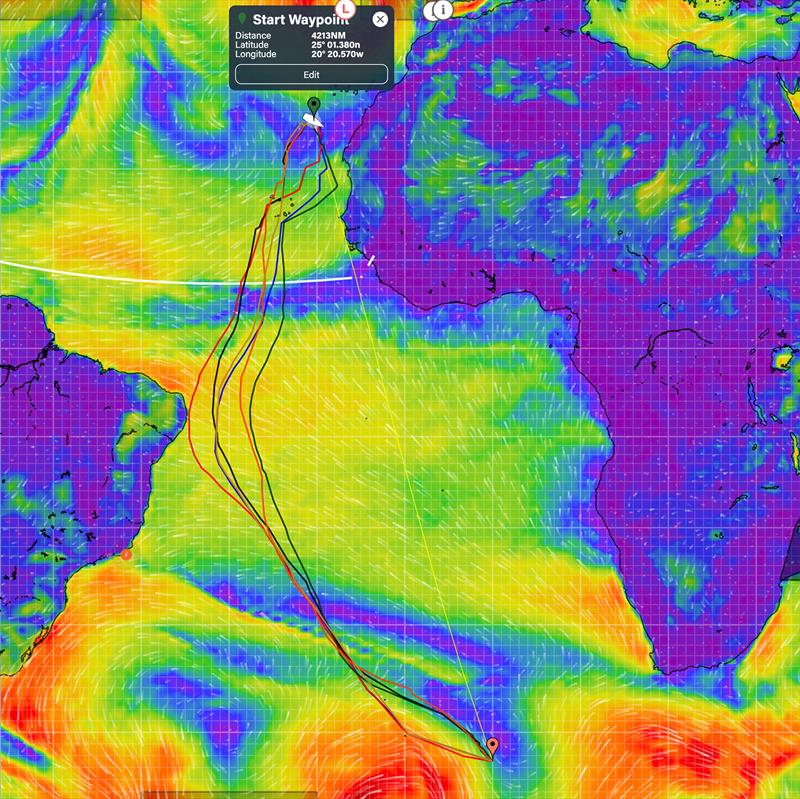 Jean le Cam - Vendee Globe - 1000hrs UTC - Day 6 - November 16, 2024 - photo © Predictwind.com