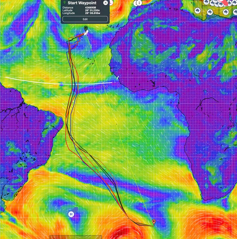 Paul Goodchild - Vendee Globe - 1000hrs UTC - Day 6 - November 16, 2024 - photo © Predictwind.com