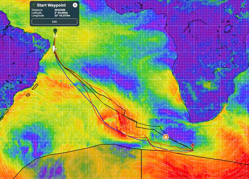 Charlie Dalin (NACIF) - 1000hrs UTC - Weather Routing - Predictwind - November 22, 2024 photo copyright Predictwind taken at Royal New Zealand Yacht Squadron and featuring the IMOCA class