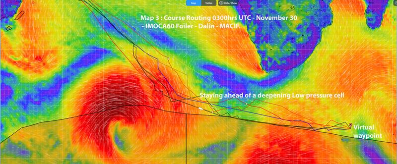 MACIF - Charlie Dalin - Map 3  - November 30 - Dec 2, 2024 photo copyright Predictwind S-WNZ taken at Royal New Zealand Yacht Squadron and featuring the IMOCA class